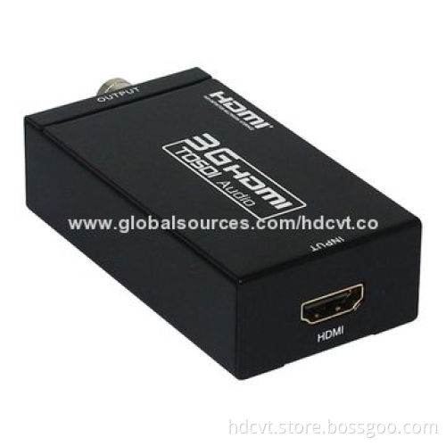 Mini 3G HDMI to SDI Converter, Supports SDI Output Distance Up to 100m (3G-SDI)